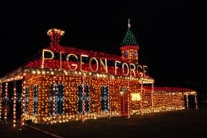 Christmas lights in Pigeon Forge