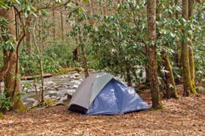 camping in the Smoky Mountains